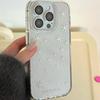 Transparent Glitter Snowflake Apple Phone Case - Compatible with 17 Pro Max & 15/14/12 Models, Soft, Cute Style