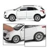 1/32 Cadillac XT5 SUV Sport Toy Car Model Diecast Alloy Vehicle Miniature Sound & Light Collection Gift for Boy Children