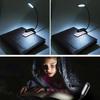 Mini Portable LED Book Light Eye Care Reading Lamp with 3 Brightness Temperatures Flexible USB Rechargeable for Bedeoom Study