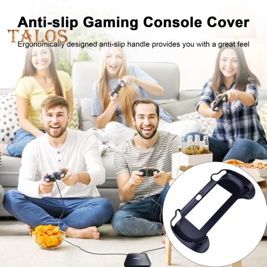 

Игровая ручка Жесткий защитный чехол Износостойкий противоударный Высокопрочный эргономичный защитный чехол для ручки консоли для PS Vita/PS V1000 чёрный