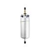 External High-Pressure Fuel Pump 12V, Aluminum Alloy, Silver, 0580464075, 21CM Length, 52MM Diameter, 8MM Inlet/Outlet, 5BAR,