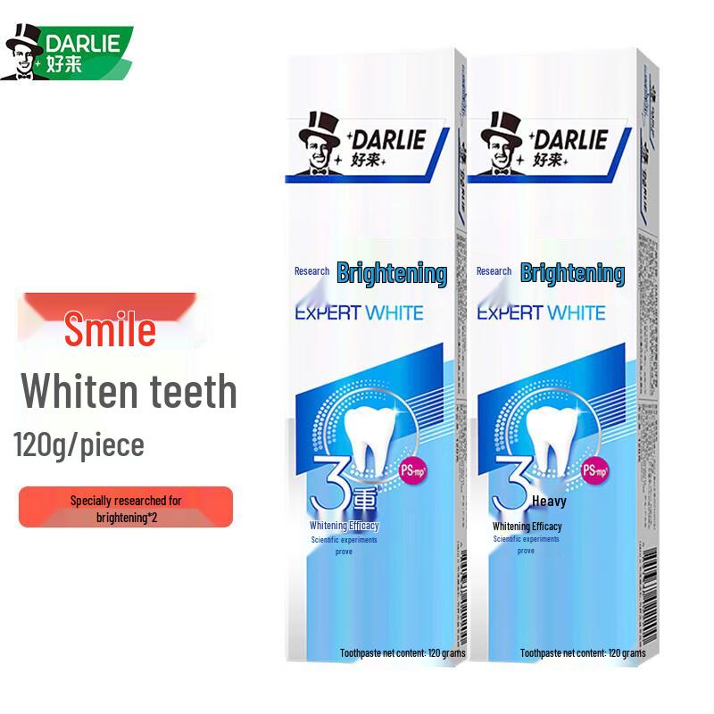 

Darlie Expert Whitening Toothpaste 120g x 2