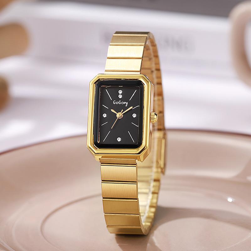 Luxury Women Watches Fashion Simple Square Quartz Watch Casual Women Watch Business Folding Alloy Ladies Clock Relogio Feminino
