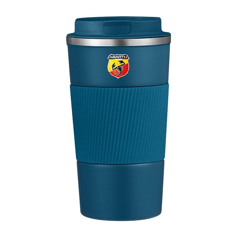 HIPNG1 Car Badge Thermos Cup Coffee Mug Stainless Steel Coffee Thermos Mug Emblem For Abbas Abarth Punto 124/125/500 Stilo Ducato Goods