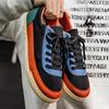 Fashion Retro Multi Color Mens Canvas Shoes Low Cut Versatile Man Vulcanization Shoe Fashion Breathable Flat Skateboard Casual Shoes