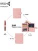 Multi functional RFID shielded passport holder PU leather ID card bank card passport bag wallet travel accessories unisex