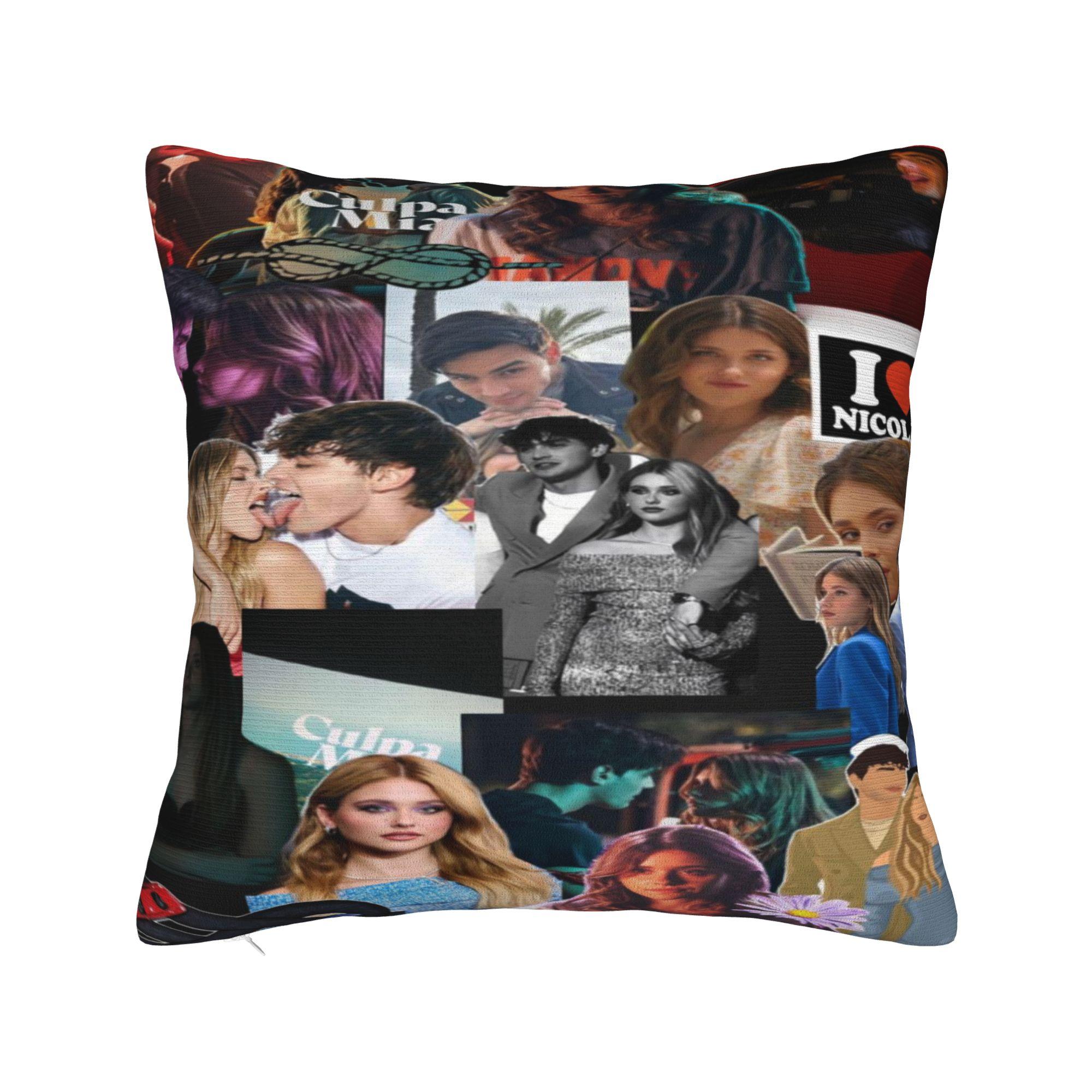 

Trendy Bedroom Culpa Mia Nicole Decor Pillowcase Merch Pillow Covers Square Multi-Size 30cmx30cm
