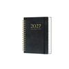 Strap Closure Annual Planner Book Spiral Binding Schedule Notebook  Journaling