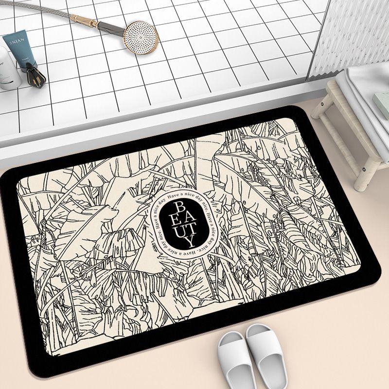 Diatom Mud Bath Soaks Up Water Quickly And Resists Dirty Household Mats