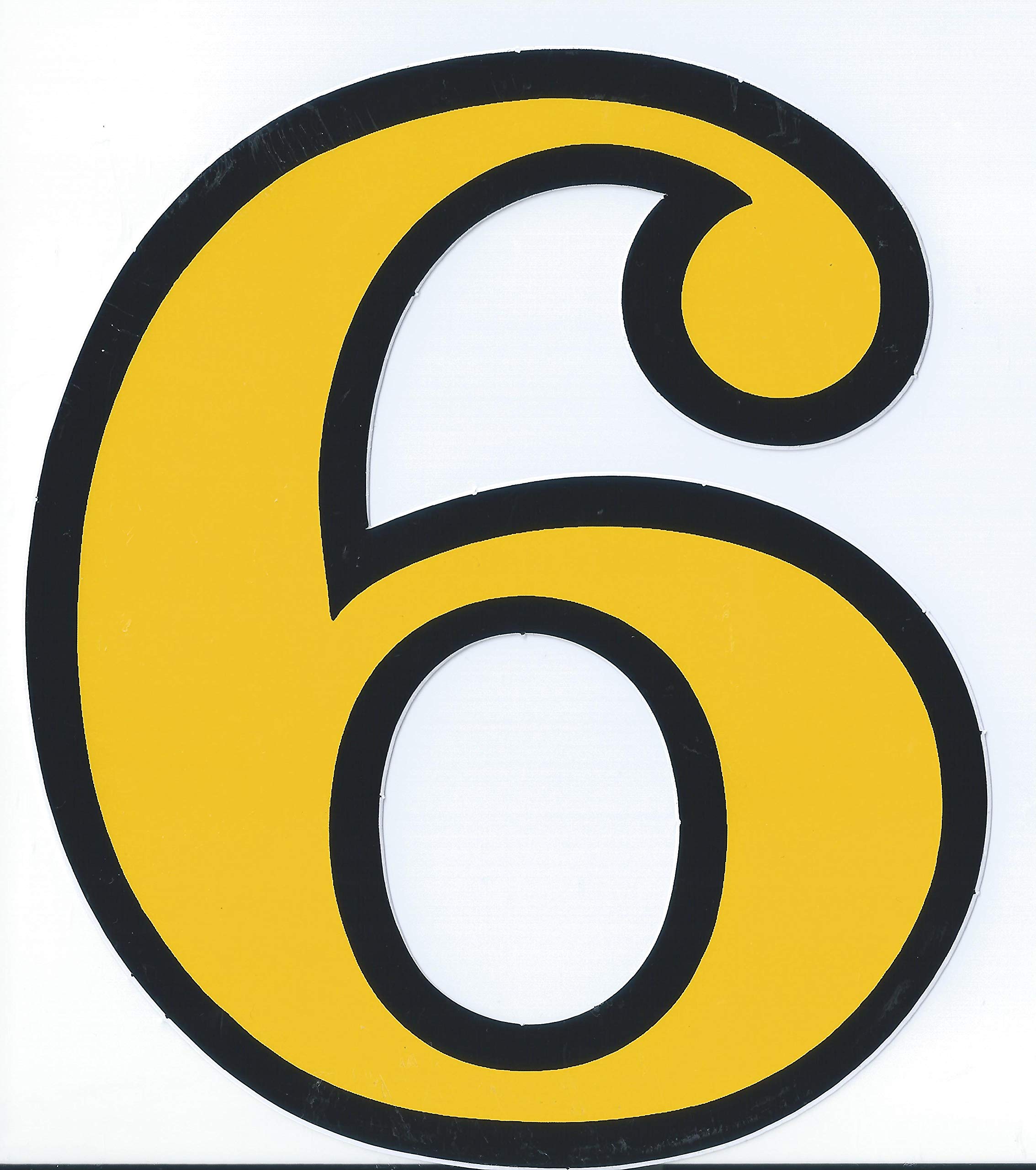 

XIAXIN Waterproof PVC Number Sticker Weatherproof Waterproof Numbers Bibs Characters Nameplate Suitcase Name Plate 1 point