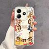 Cute Crayons Shinchan Soft Phone Cover Case for Xiaomi Redmi Note 14 Pro Plus 11 13C 10S 12S 9 10 11S A4 14C 12 Note 13