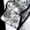 Lenço de Cabelo Estampado da Moda Gravata de Pescoço Feminina Bolsa Lenços de Cabeça Finos de Seda Foulard Feminino Faixas Florais Novo