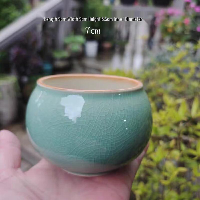 Breathable Large Round Ceramic Planter Pot