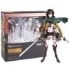 New In Stock Attack on Titan Figma Handheld Mobile Doll Liwei Allen Captain Mikasa Collectable Action Figure Toy Gift Premium Quality