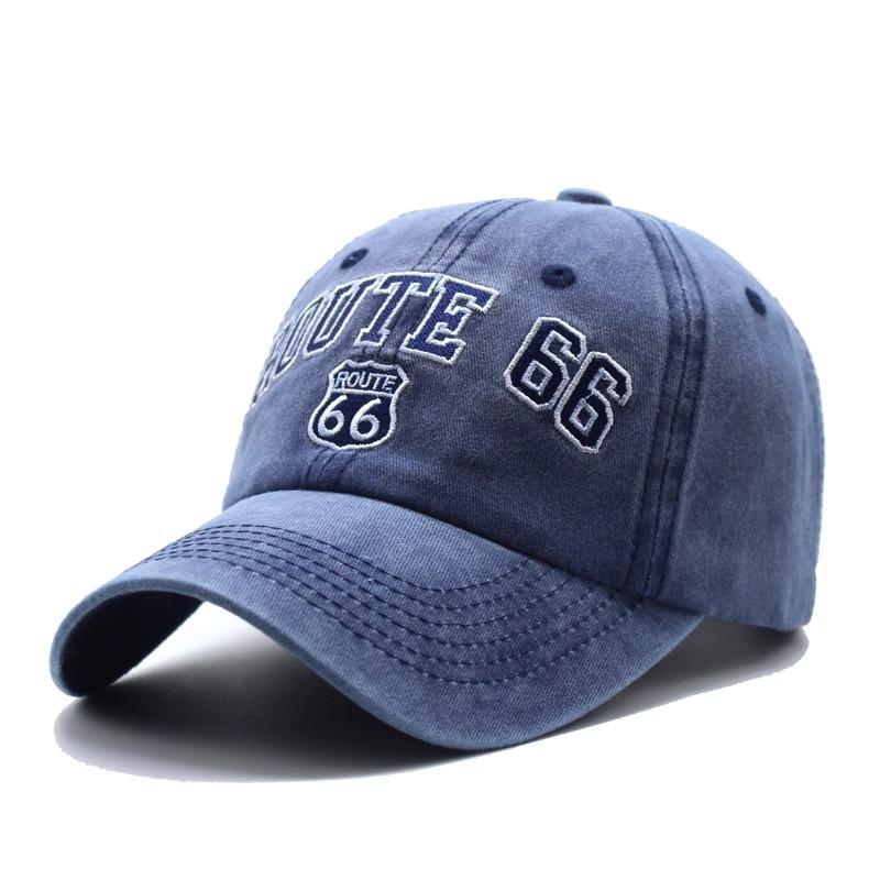 New Embroidered Shark Denim Cap Made Old Washed Trendy Men's Personalized Baseball Cap Women's Sunshade Sunscreen Cap