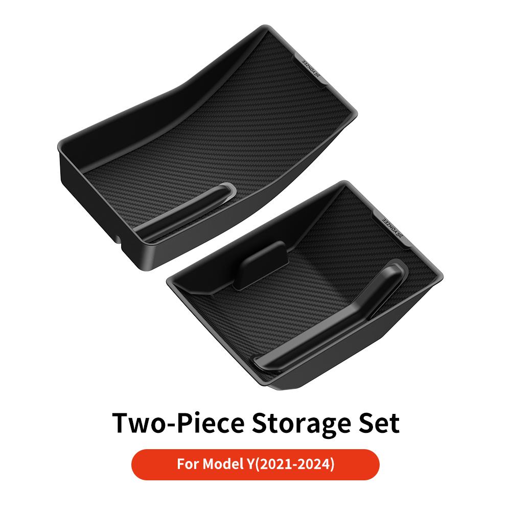 YZ for Tesla Model 3 Y Highland 2025-2025 Central Control Lower Storage Box Handrail Box Underlay Waterproof Mat Box Accessories