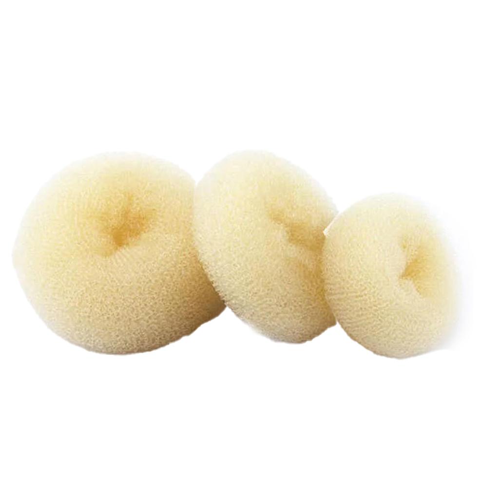 3Colors Fashion Elegant Hair Bun Donut Foam Sponge Easy Big Ring Hair Styling Tools Hairstyle Hair Accessories For Girls Women