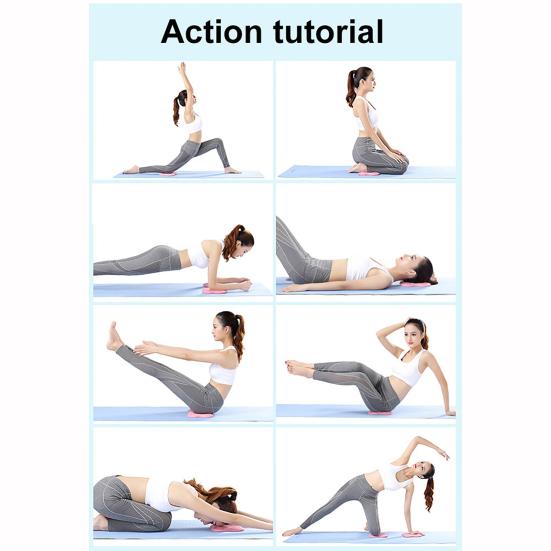 1 pár jógových chráničů kolen extra silné protiskluzové sportovní polstrování pro úlevu od bolesti muži ženy plank pilates ochrana loketního kloubu podložka pro klečení fitness vybavení