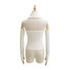 Sexy Slim Fit Turtleneck Sleeveless Knit Sweater Short Top Women
