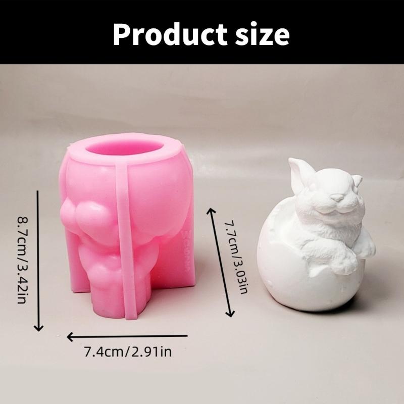 Easters Rabbits Molds Casting Molds Plasters Molds Animal Silicone Mould Ornament Molds Castings Molds Epoxy Resin Molds