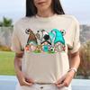 Soccer Gnomes Unisex Shirt Soccer Player Christmas Gift White Sand
