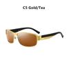 Luxury Men's Polarized Sunglasses Men Driving Fishing Designer Sun Glasses For Man Metal Vintage Goggles Shades Anti-glare UV400