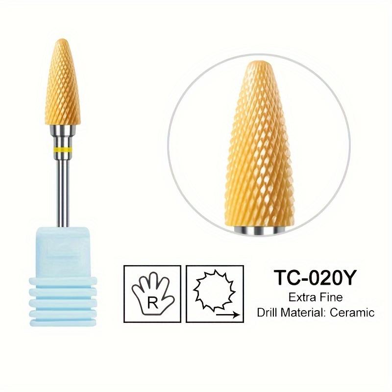 1 Stück Keramik Fräser Flamme Hartmetall Nagelbohrer Rosa Gel Entferner Elektrische Maschine Bohrer Polieren Peelen Nägel Kunstwerkzeuge