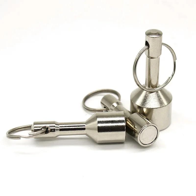 Portable Metal Recycling Tester Tool Equipped with Keychain Strong Magnetic Weight Magnetic Metal Recognizer Multifunctional