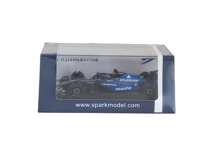 Spark Williams Racing FW47 2025 F1 Australischer GP 5. Platz #23 A. Albon 1/64 Fertiges Diecast-Modell mit Sponsorenlogos