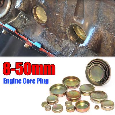 1pc Car Universal Engine Core Plug Zinc Plated Freeze/Expansion Plugs for Cylinder Head & Block Welch Frost Plug 8 - 50mm Replacement Part