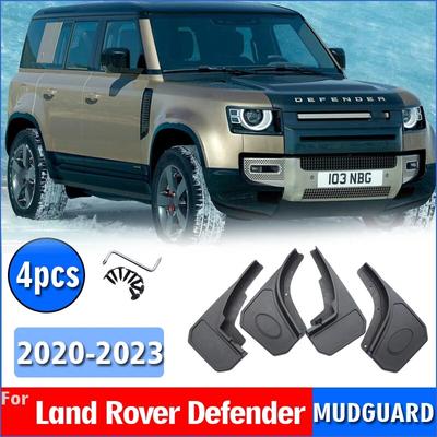 Mudflaps Front Rear 4pcs FOR Land Rover Defender Mudguard Fenders Mud Flap Guard Splash Car Accessories Auto Styline Mudguards