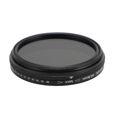 Verstellbarer ND Kameraobjektivfilter ND2 bis 400 Neutraldichte Optisches Glas ND Filter für Fotografie 40,5mm