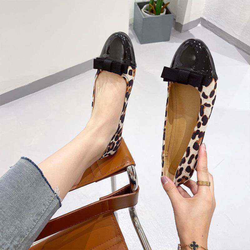 Mode Mehrfarbig Damen Runde Zehen Schleife Ballerinas Schuhe Luxus Patchwork Karomuster Slipper Bequeme Roll-Up Ballerinas Damenkleid Sapatos 2025