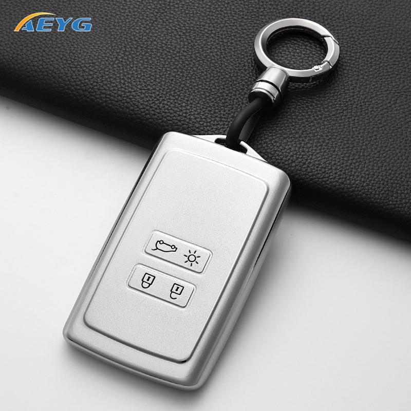 TPU Car Key Case Cover Shell For Renault Koleos Captur Megane Clio Scenic Talisman Arkana For Dacia Sandero Fob Accessories