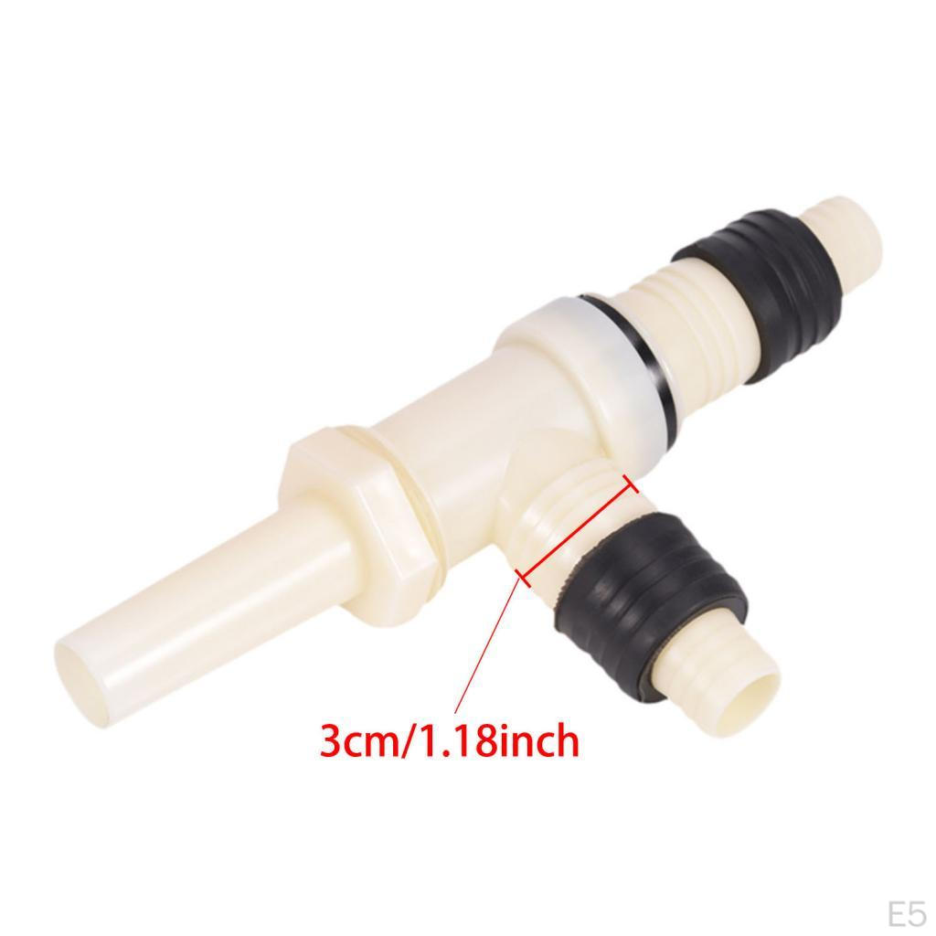 Floor Drain Adapter Bathroom Drainage Waste Connector Three Way Sewage