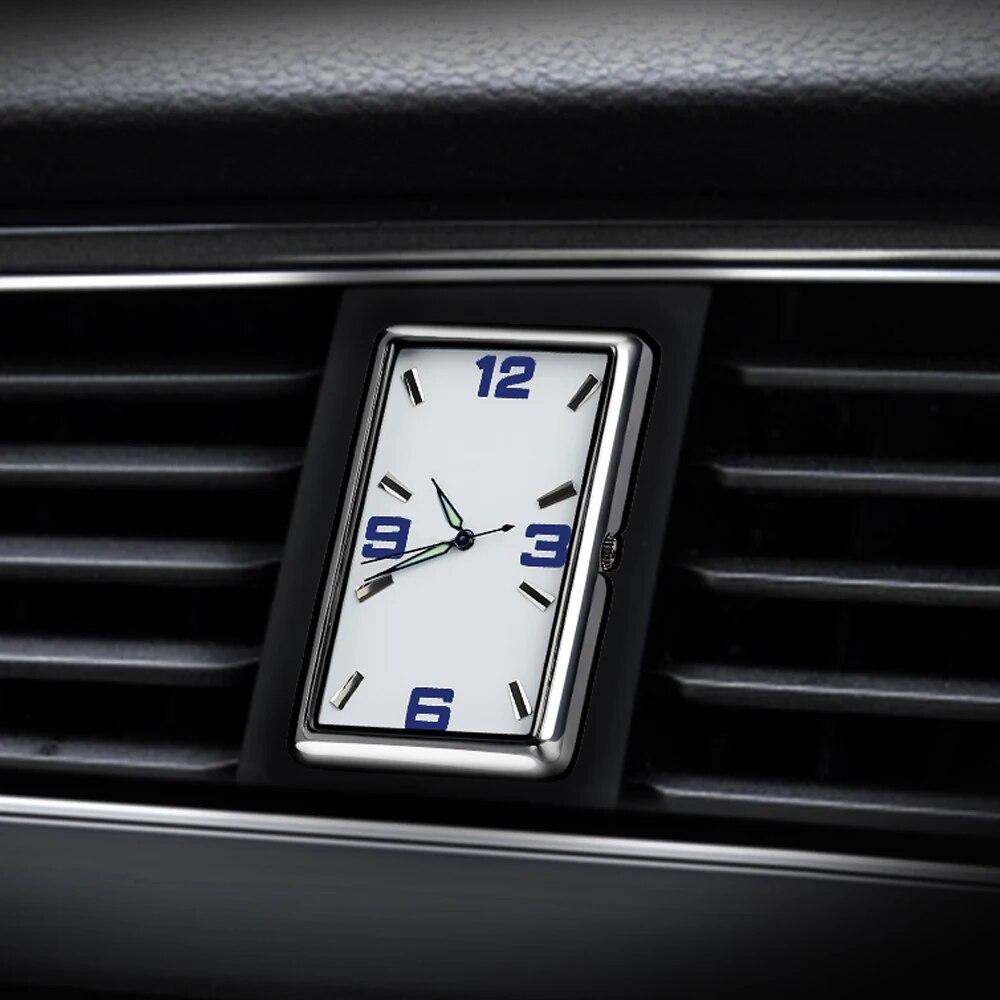 Auto hodiny Luminous Mini Automobily Digitální hodinky Quartz Hodiny Stickon Auto Ornament Příslušenství