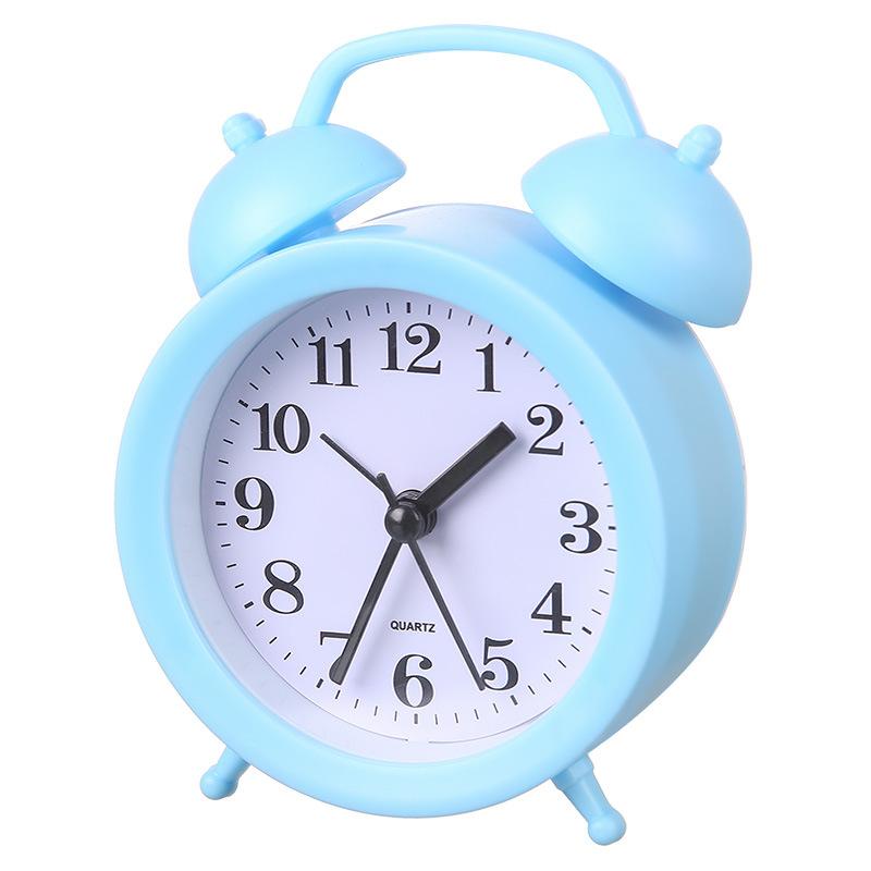 Bedroom Creative Small Alarm Clock Student Mute Bedside Clock Personalized Lazy Simple Clock Children Cartoon Alarm Clock