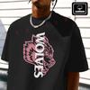 Shirt Cotton Casual T-shirts Vintage Darc Wolf Print Motorcycle Print Mens Summer Motorcycle Cy