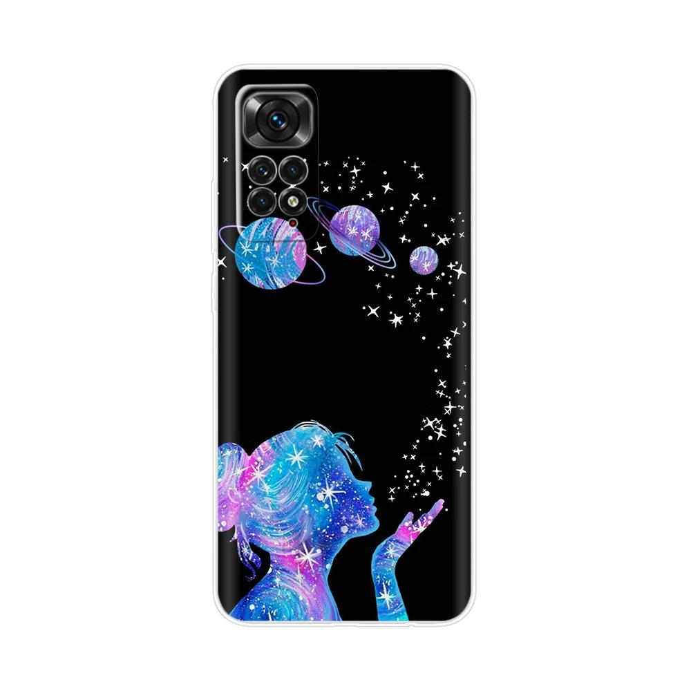 For Redmi Note 11 Case Soft Clear TPU Silicone Bumper Back Cover for Xiaomi Redmi Note11 Note 11 Pro 5G 4G 11s Phone Case Coque
