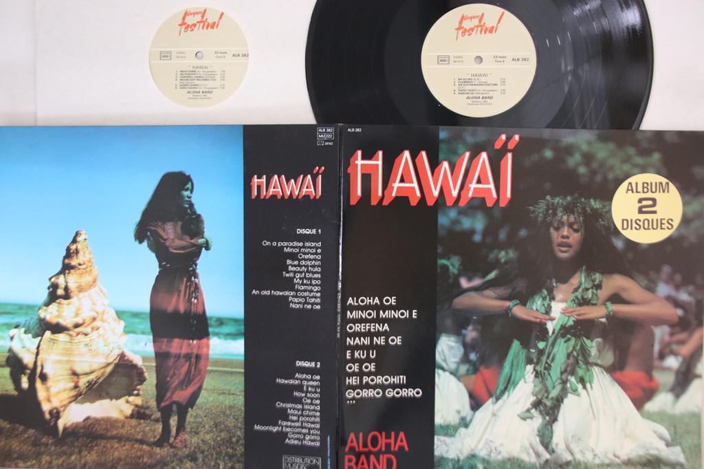 LP Schallplatte ALOHA BAND - Hawai ALB382 DISQUES FESTIVA 1983 Frankreich Weltmusik Gebraucht
