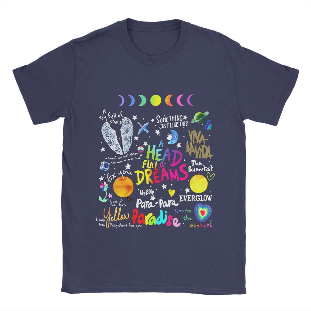 Cool Play Band Cotton T Shirt For Mens Summer Rock Music Y2K Fun T Shirts O-Neck Harajuku Tees Oversize Wholesale Tops