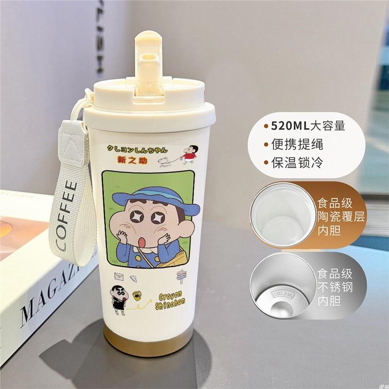 Cartoon Xiaoxin Thermos Cup 111 Stainless Steel Student High Value Office Coffee Cup Large Capacity Water Cup