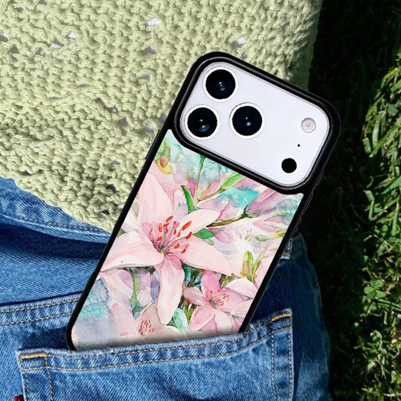 Daisy Flowers Abstract Floral Phone Case Cover for IPhone 11 12 13 14 15 16e 17 Pro Max Coque for IPhone 17 Air