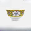 Double Dragon Enamel Ceramic Footed Bowl Set