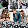 4-in-1 Multi-Purpose Game Table Set for Kids, Includes Pool Table, Ping-Pong Table, Soccer Table, and Slide Hockey Table, Perfect for Parent-Child