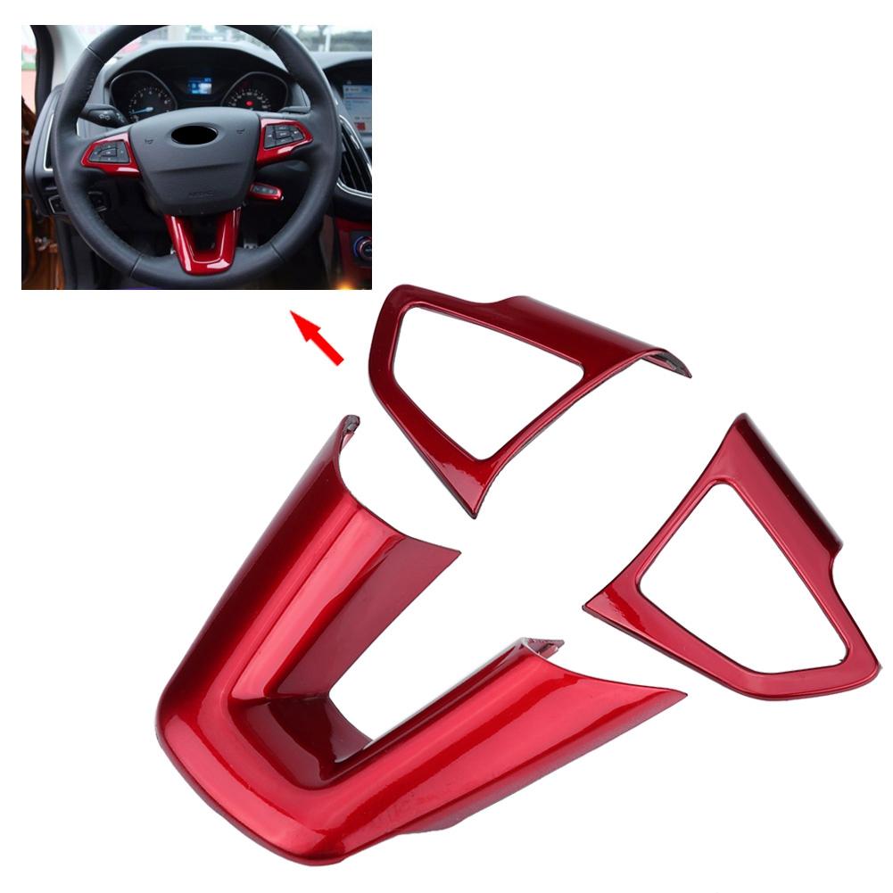  Steering Wheel Buttons Trim ABS Car Styling Steering Wheel Buttons Decoration Cover Trim Sticker for 2015-2018 - Accessories 
