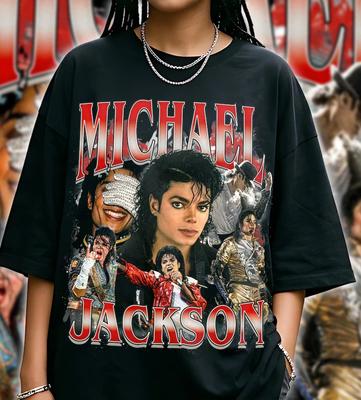 Michael Jackson Král Popu Vintage Grafické Tričko