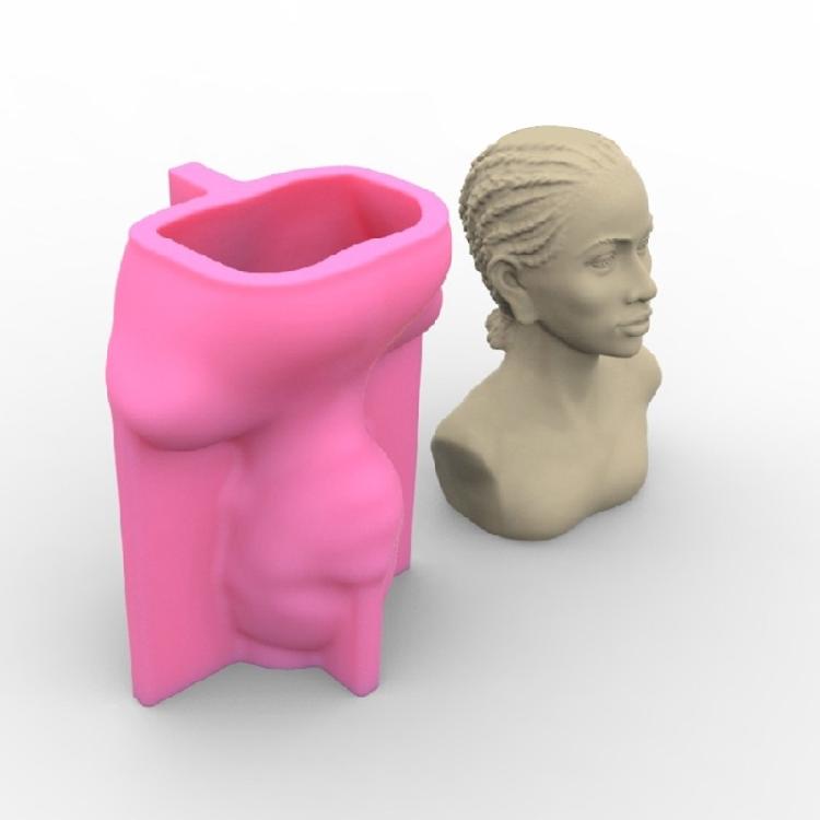 Epoxy Resin Goddess Avatar Ornament Mold Silicone Crafts Mold for Home Decor