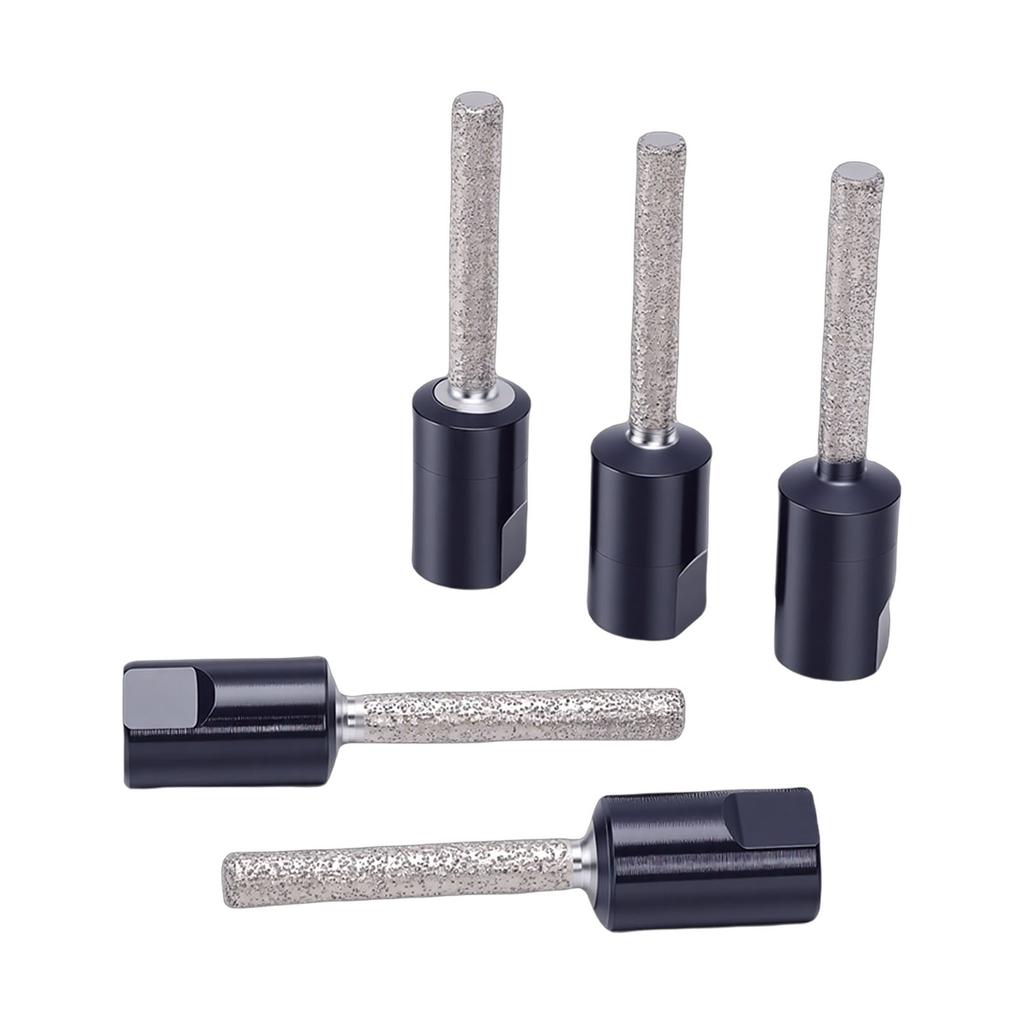 5PCS   Dry Drill Bits 6mm M10 Shank High Hardness Brazed Drilling Bit for Ceramic   Marble Tile