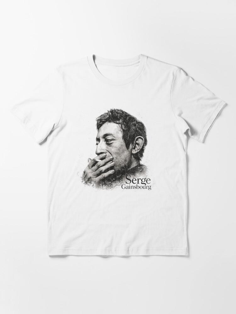 Jane Birkin Serge Gainsbourg Monochrome Portrait Essential T-Shirt